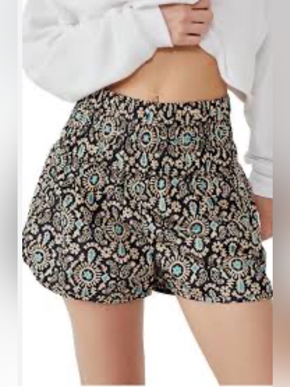 Free Peoplw Movement Women's Printed Way Home Shorts medium